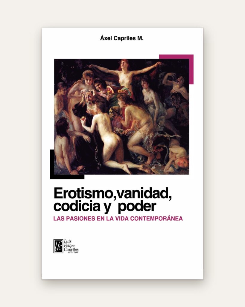 Portada de Erotismo, vanidad, codicia y poder